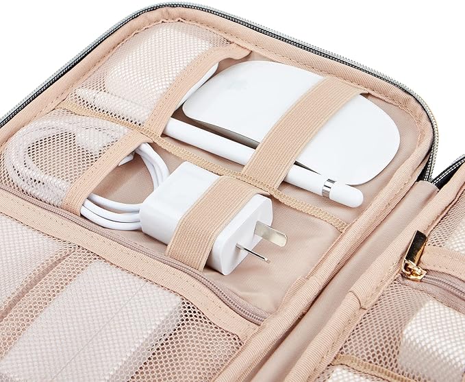 NISHEL Travel Cord Organizer Case, Tech Electronic Bag, Essentials