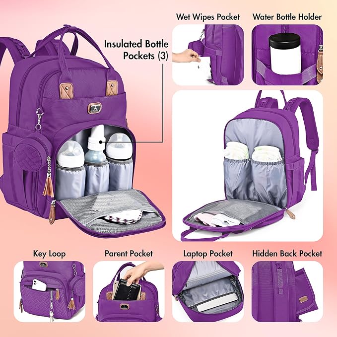 Dikaslon Diaper Bag Backpack
