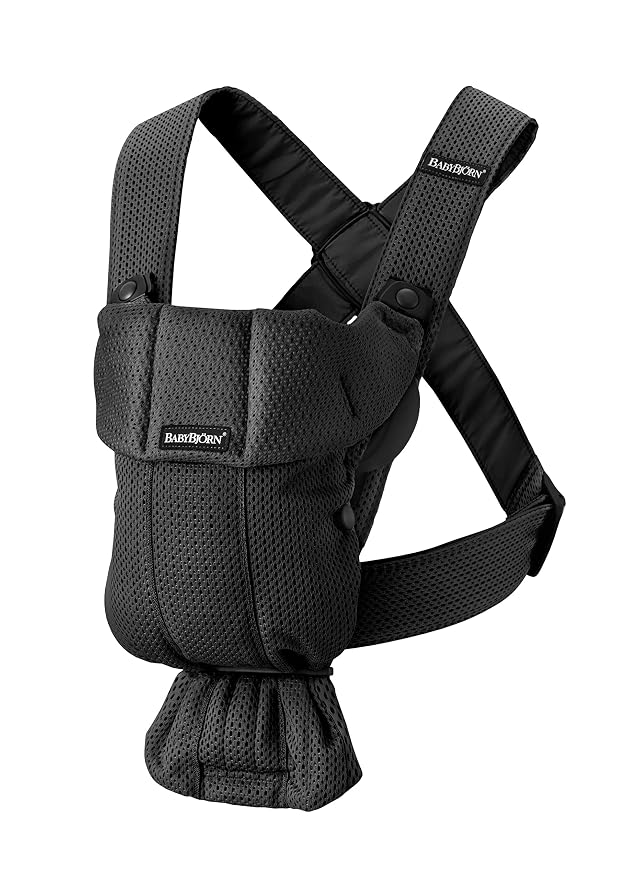 BabyBjörn Baby Carrier Mini, 3D Mesh | Newborn Carrier, Easy-to-Use