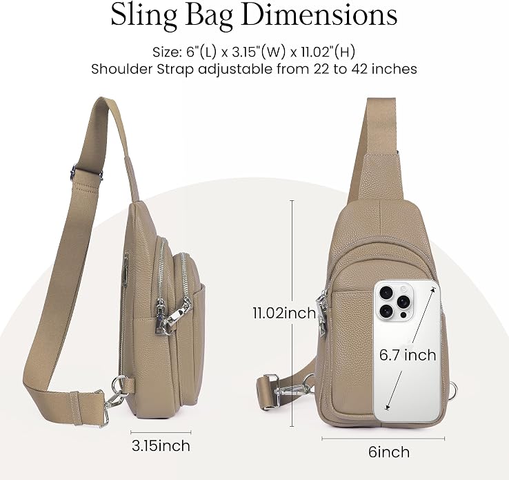 befen Genuine Leather Small Sling Bag