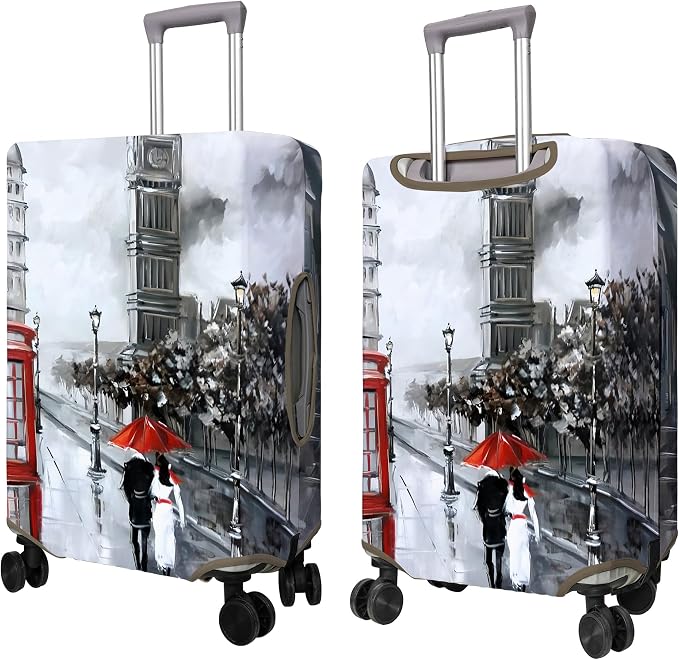 Travel Luggage Cover Suitcase Protector Fits 18-32 Inch Wheel Covers