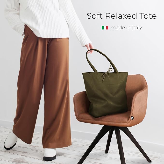Italian Calf Leather Tote for Women