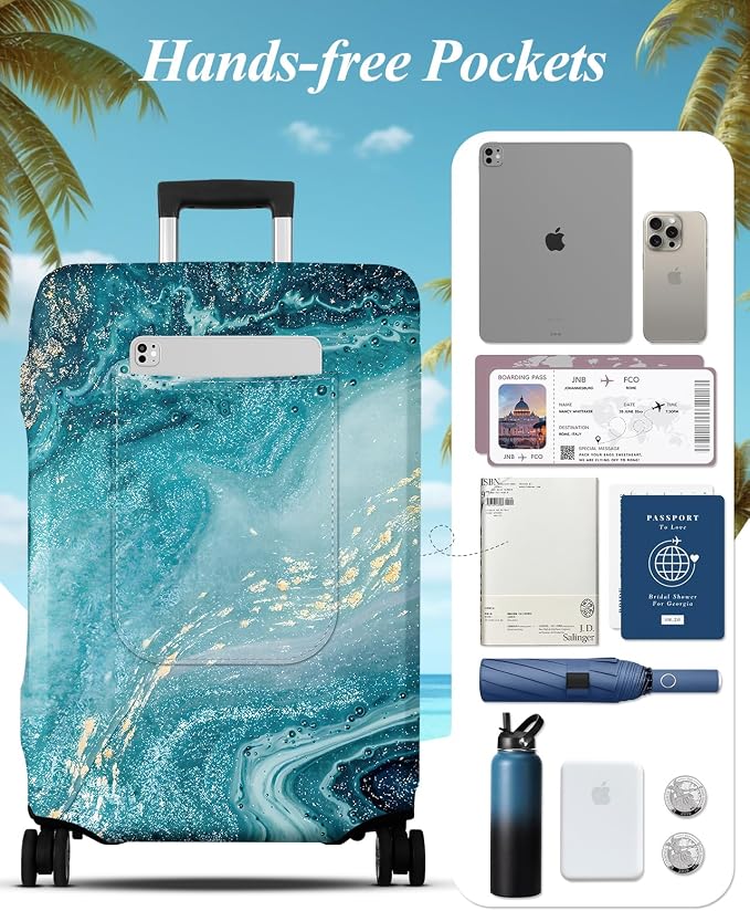 Slohif Luggage Cover for Suitcase Tsa Approved Protector