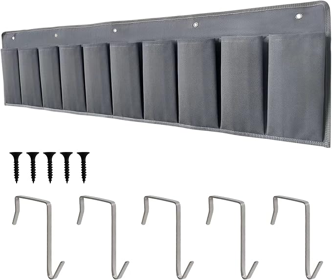 RV Shoe Pockets 10 Pockets Heavy Hanging Bedside Storage Organizer