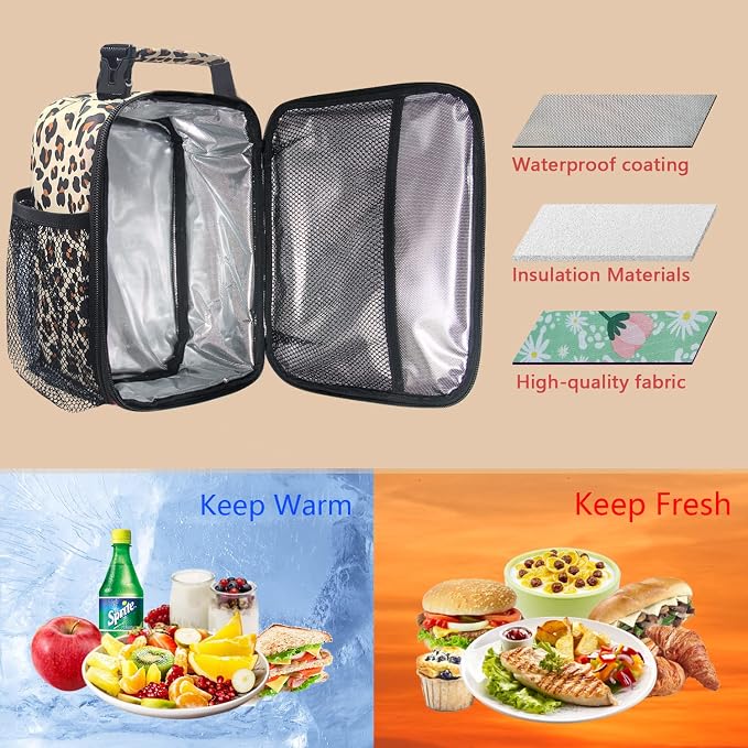Hap Tim Insulated Lunch Bag Women, Reusable Lunch Box