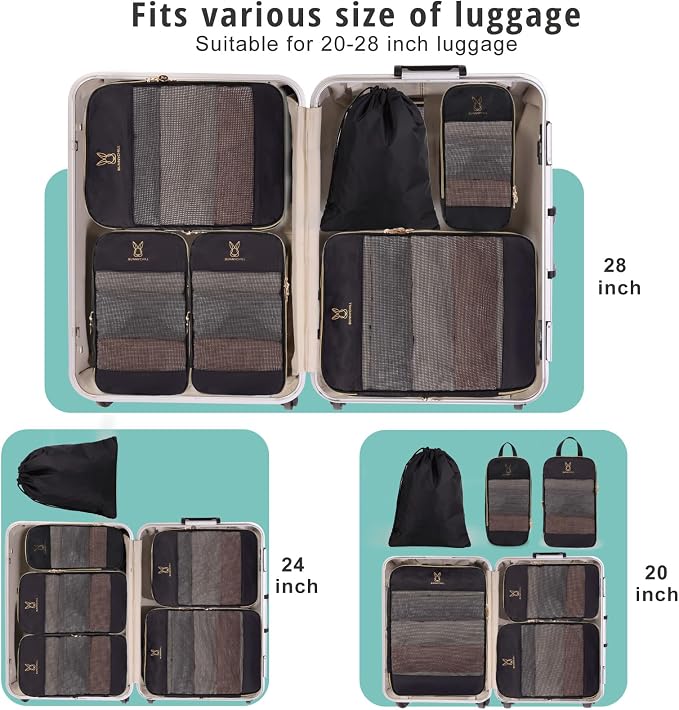 Expandable Compression Packing Cubes