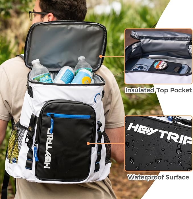 Heytrip Backpack Cooler 36/54 Cans Insulated Waterproof Cooler Bag
