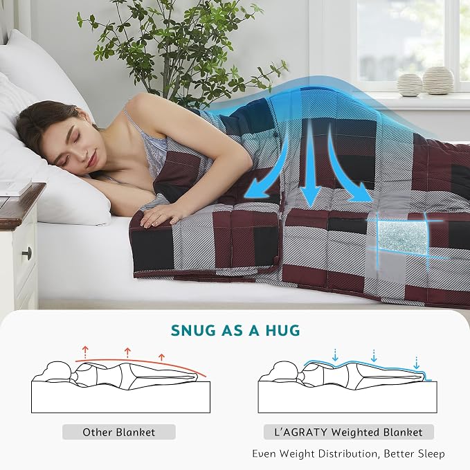 L'AGRATY Weighted Blanket