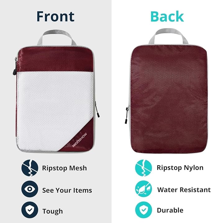 6 Set Compression Packing Cubes