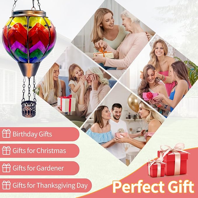 Hot Air Balloon Solar Lantern