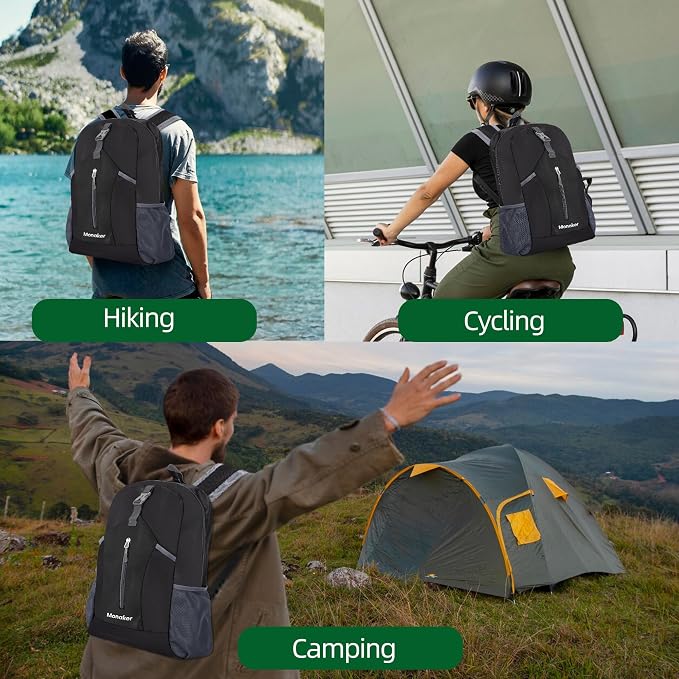 Ultralight 20L Foldable Backpack, Compact to Palm-Sized, Travel & Daily Use