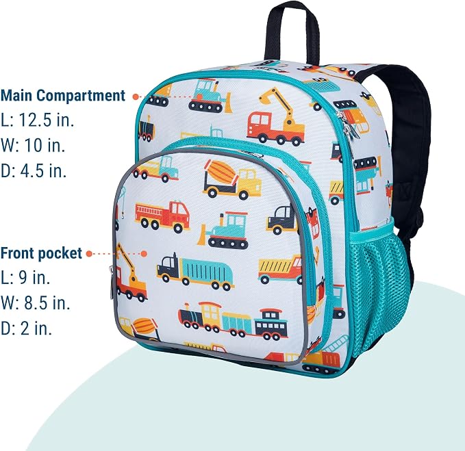 Wildkin 12-inch Kids Backpack – Padded, Adjustable
