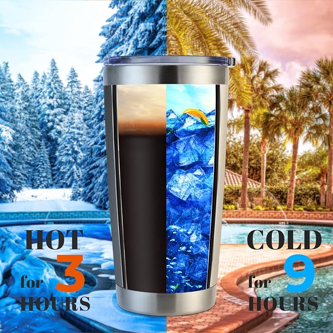 DOMICARE 20oz Stainless Steel Tumbler Bulk