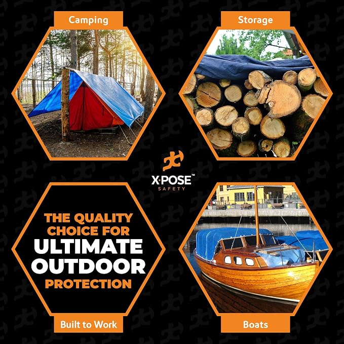Better Blue Poly Tarp 10' x 20'