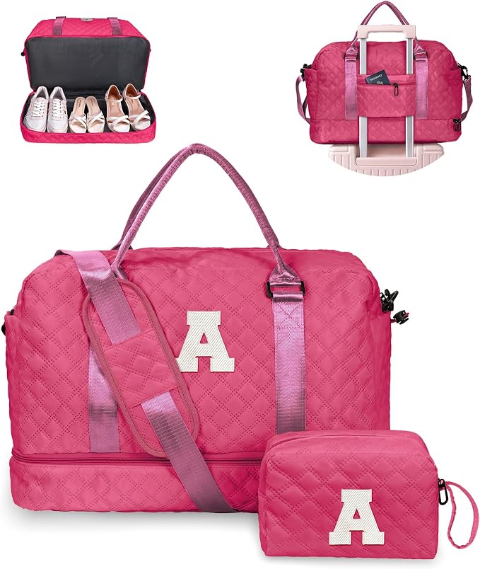 Women Gift, Teen Gifts for Girls-Initial Travel Bag