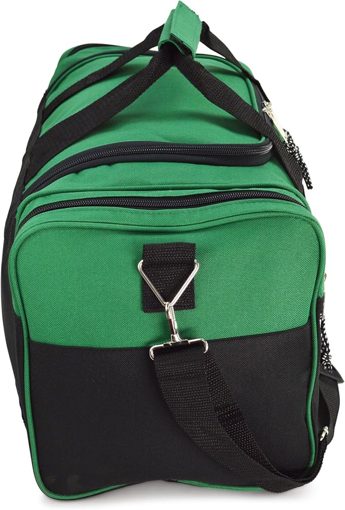 DALIX 21" Blank Sports Duffle Bag Gym Bag Travel Duffel Adjustable Strap in