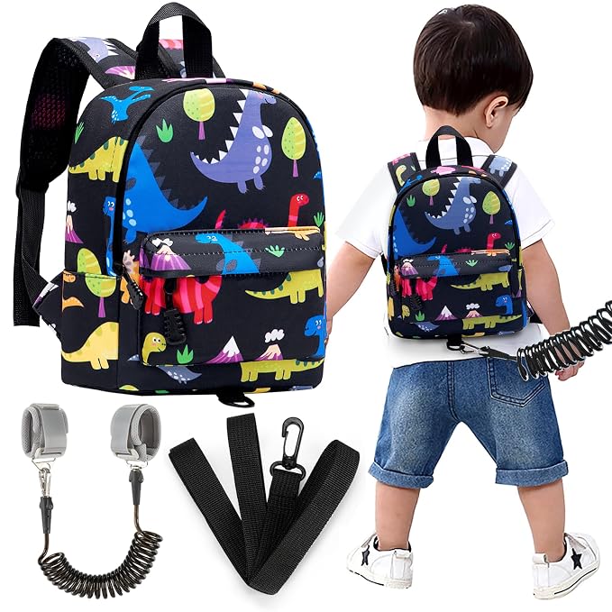 Accmor Toddler Leash Baby Dinosaur Backpack Harness