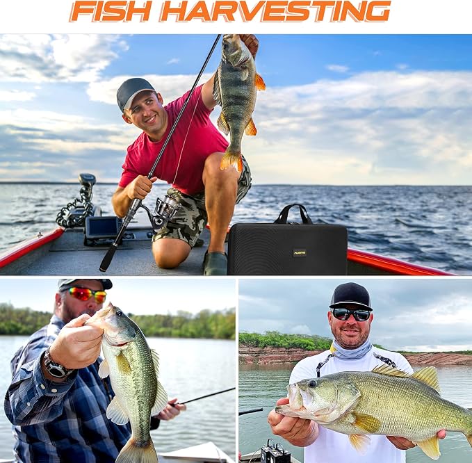 PLUSINNO Fishing Rod, Telescopic Fishing Rod and Reel Combo, Collapsible Travel