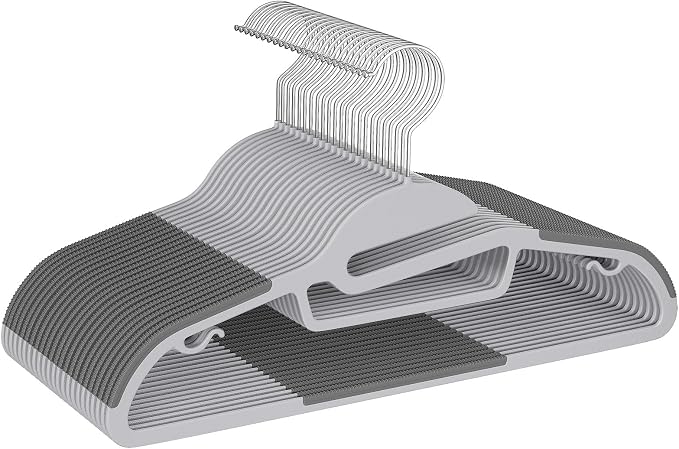BAGAIL Plastic Hangers 50 Pack