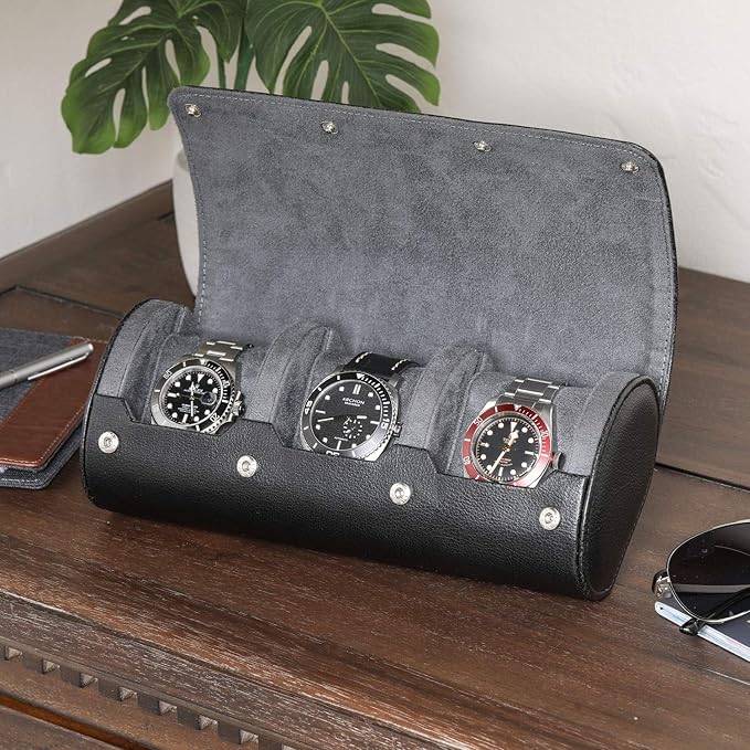 ROTHWELL Watch Roll Travel Case