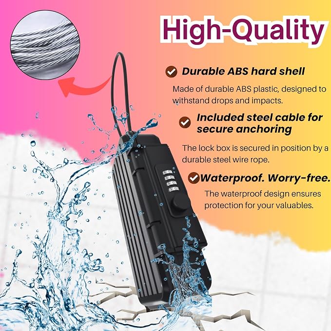 Portable Security Lock Box