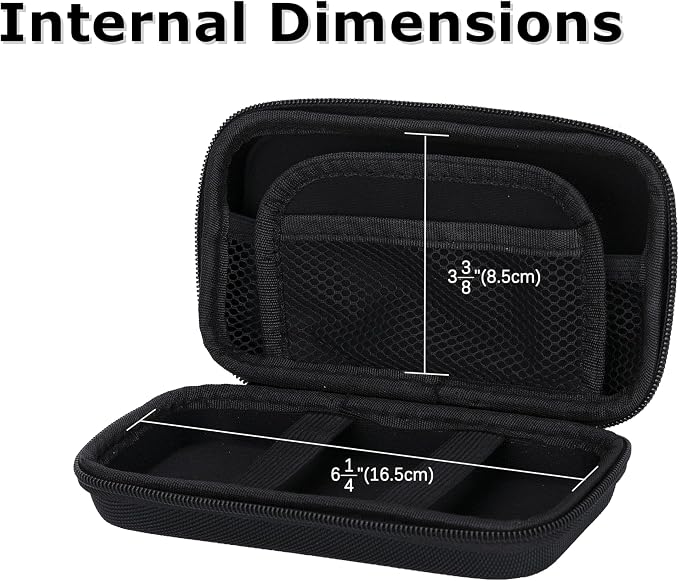 Ginsco Hard Shell Protection Case Electronic Accessories Organizer Pouch