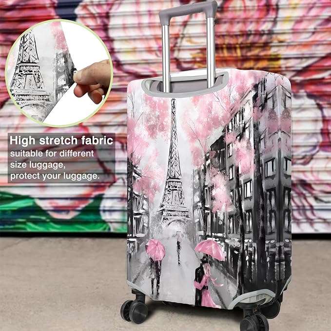 Travel Luggage Cover Suitcase Protector Fits 18-32 Inch Wheel Covers