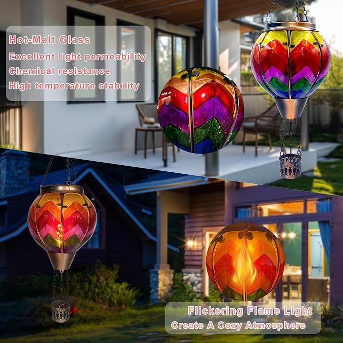 Hot Air Balloon Solar Lantern