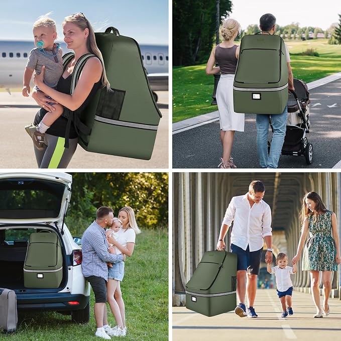Car Seat Travel Bag, Padded Car Seats Backpack