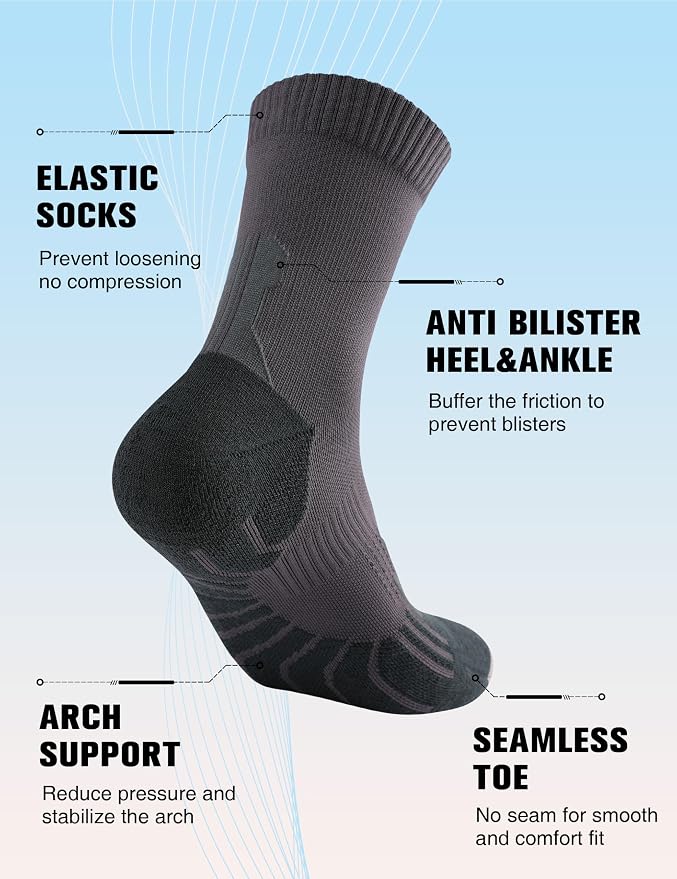 Compression Crew Running Socks: Athletic Socks