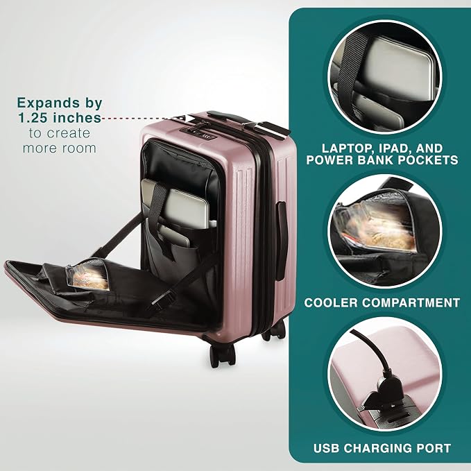 Luggage Sets 3 Piece, 22 Inch Carry on Luggage and 28 Inch Suitcases