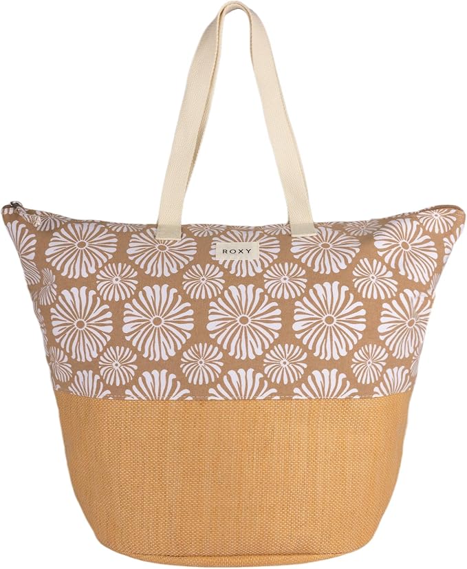 Roxy Women's Beach Tote Bag | Travel | Vacation | Straw | Lightweight |