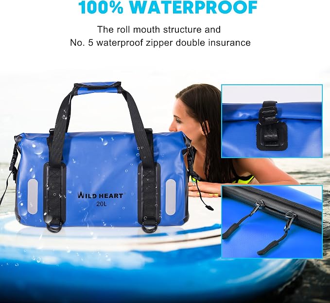 WILD HEART Waterproof Bag Duffel Bag 20L 30L 40L
