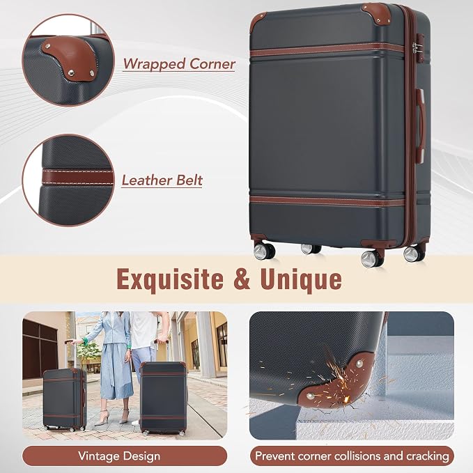 Merax Luggage Set 2 Piece Suitcase Set
