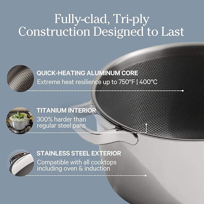 Our Place Titanium Pro Cookware Duo – Always Pan & Perfect Pot