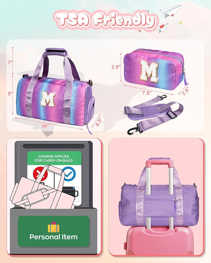 Dorm Room Essentials for Girls-Girl Gym Bag