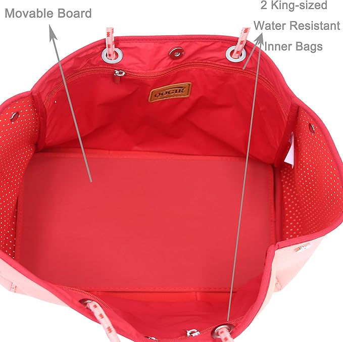 QOGiR Neoprene Multipurpose Beach Bag Tote