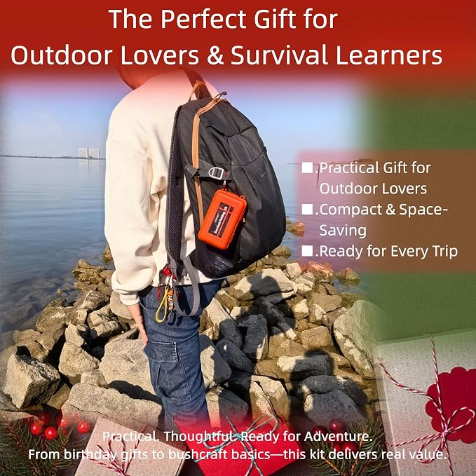 Mini Survival Fishing Kit Small Emergency Fishing TackleBox Pocket Outdoor
