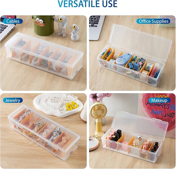 2 Pack Cable Organizer Storage Box