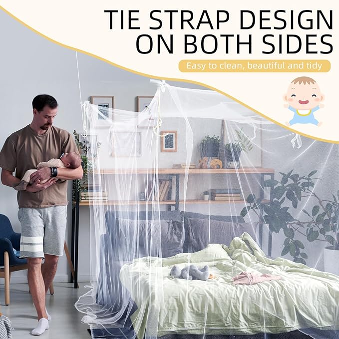 4 Corners Mosquito Net for Mosquiteros para Camas Bed Canopies Netting Bed