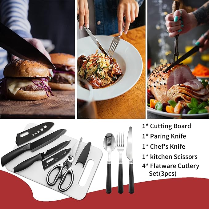 Portable Camping Kitchen Utensil Set-27 Piece Cookware Kit, Stainless Steel