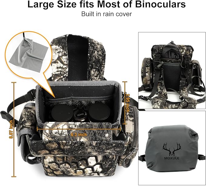 Binocular Harness Chest Pack: Waterproof Bino Case