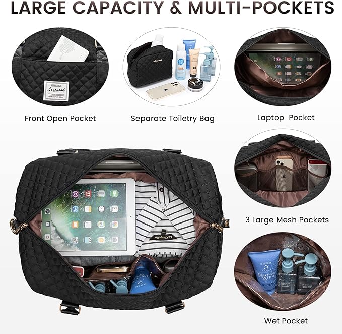 LOVEVOOK Travel Duffle Bag, Weekender Bags