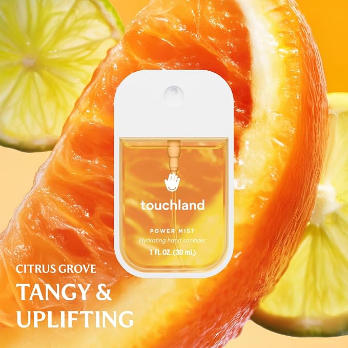 Touchland Power Mist Hydrating Hand Sanitizer Spray, FRESH Trio Set, 1 FL. OZ.