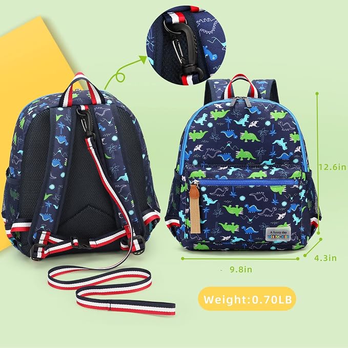 willikiva Cartoon Bus 12 Kindergarten Backpack