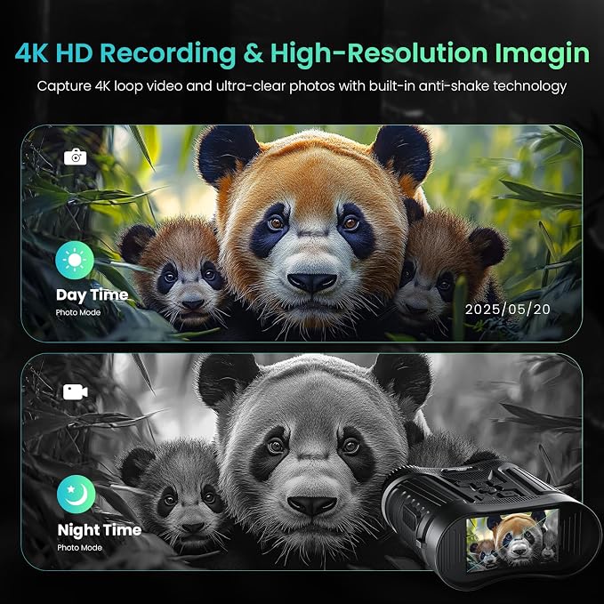 Night Vision Goggles, 4K Night Vision Binoculars