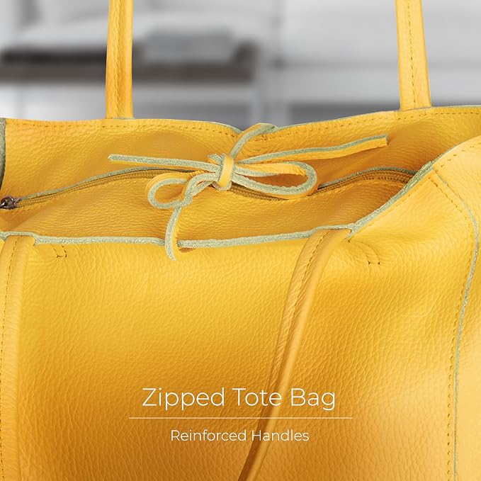 Italian Calf Leather Tote for Women