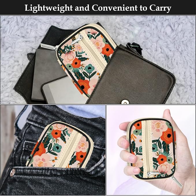Serfeymi Weekly Travel Pill Organizer Case