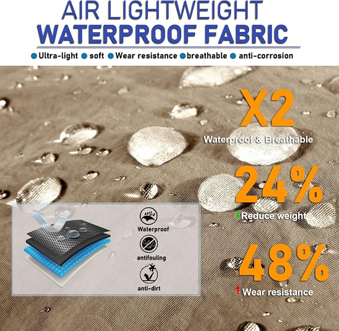 Water-Resistant Sun UPF 50+ Bucket Hat Protection Packable Brimmed Boonie