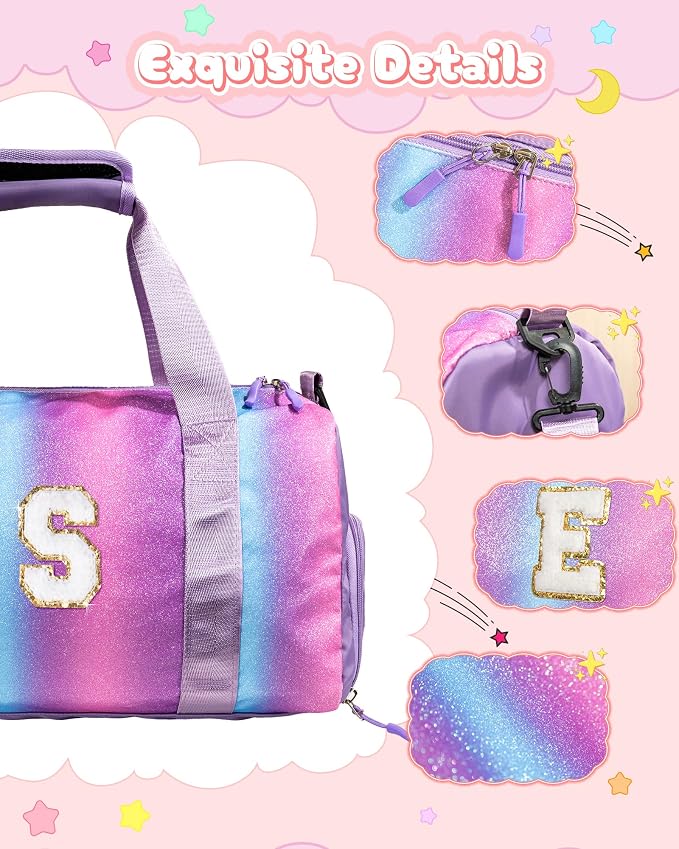 Dorm Room Essentials for Girls-Girl Gym Bag